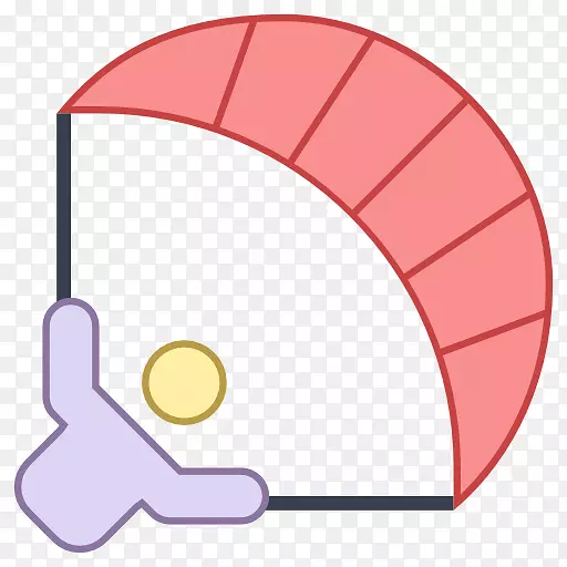 电脑图标滑翔伞降落伞夹艺术降落伞
