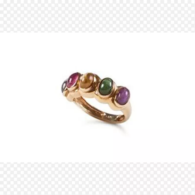 紫水晶戒指宝石