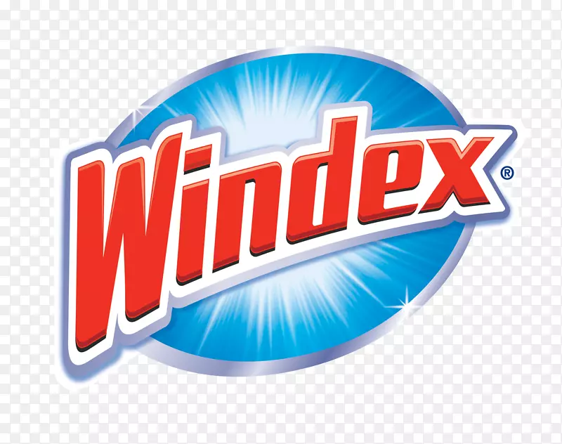 Windex窗口清洁器标志s。c。强生子窗