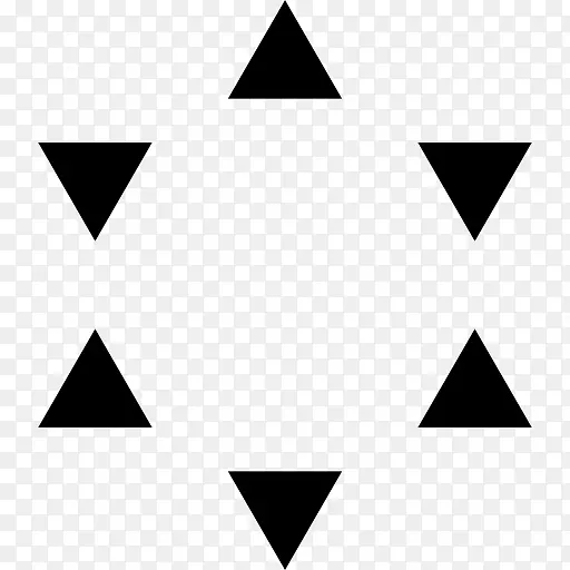 三角形计算机图标形状点三角形