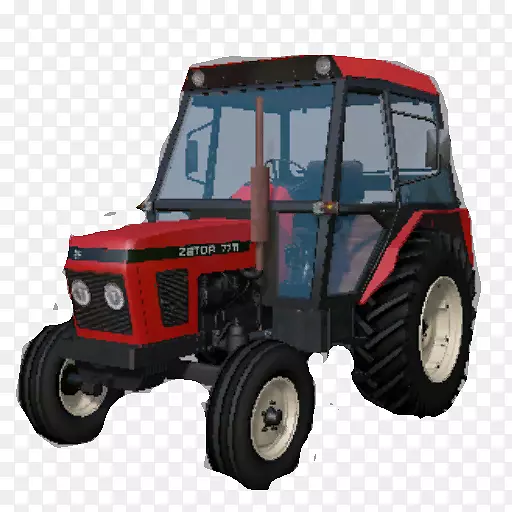 农业模拟器17拖拉机Zetor 7711/7745发动机-拖拉机