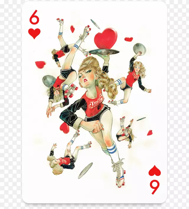 艺术艺术家的纸牌游戏作品-红楼梦插图