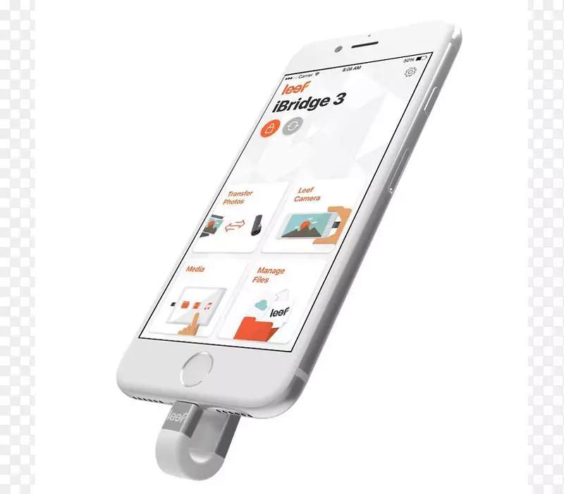 Smartphone Leef iBridge 3苹果iphone usb计算机数据存储外部IOS内存-智能手机