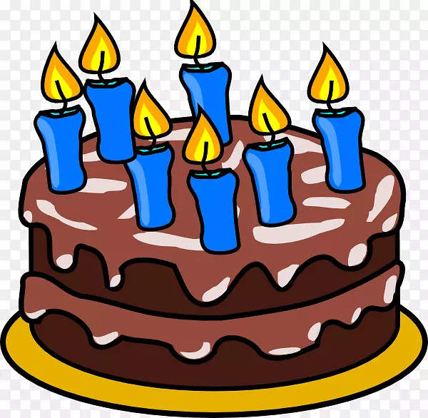 生日蛋糕纸杯蛋糕夹艺术-烛光