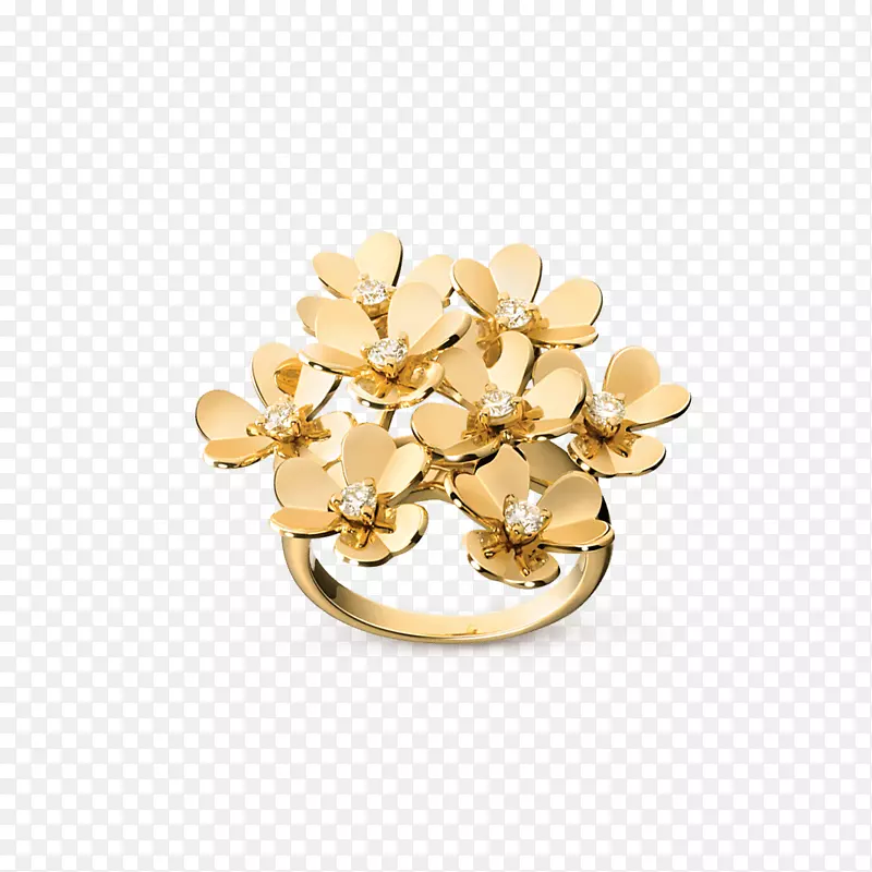 梵克莱夫和阿皮尔斯耳环，珠宝项链-戒指