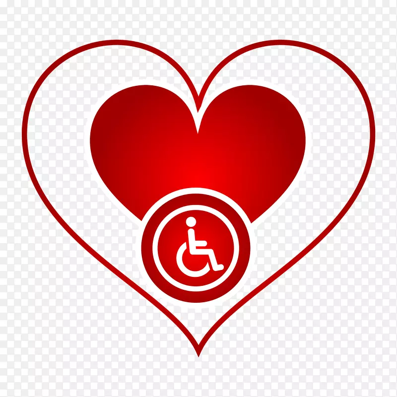 无障碍印度运动残疾标志爱-人