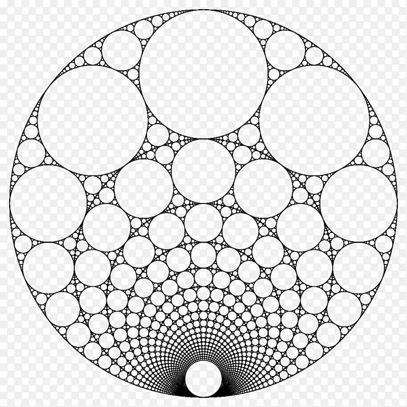 自然分形艺术的分形几何阿波罗垫片Sierpinski三角形-数学