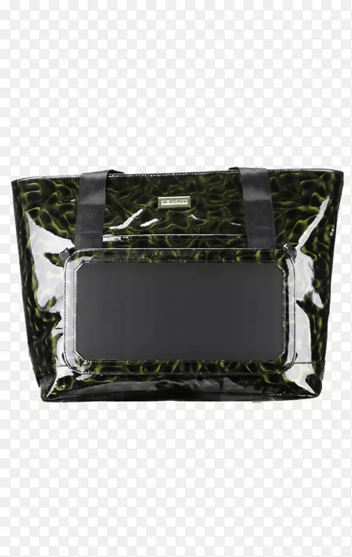 手提包长方形绿色钱包