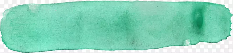 水彩画刷绿色绿松石-标签云