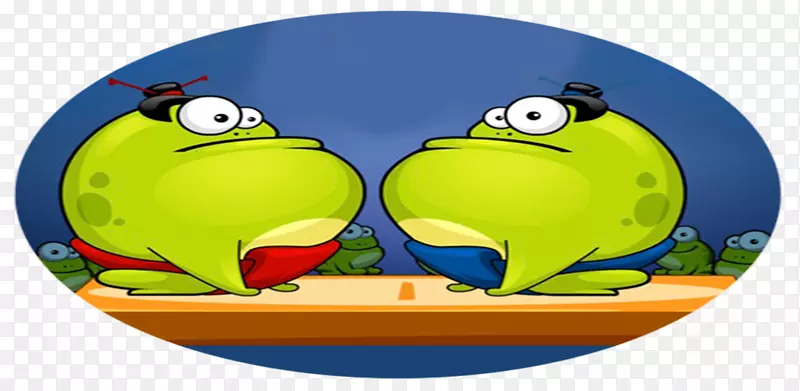 青蛙卡通桌面壁纸材料-青蛙
