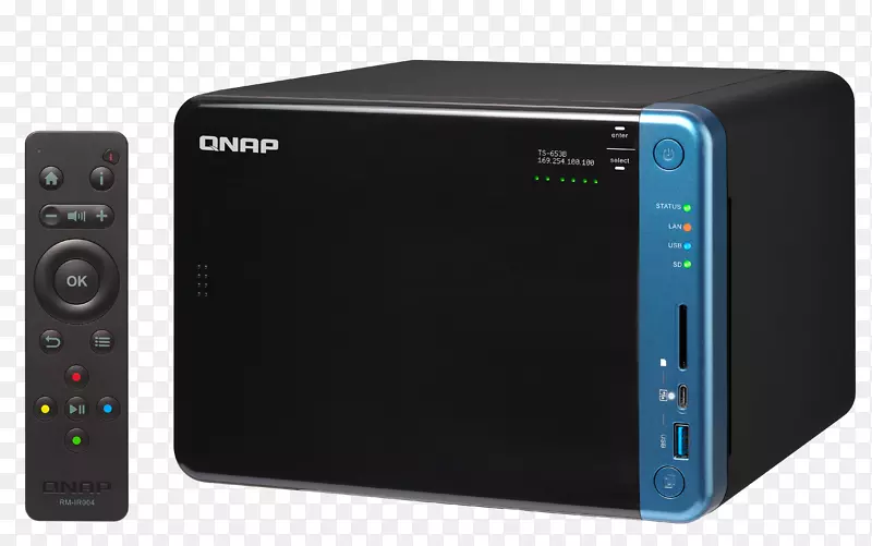 网络存储系统数据存储QNAP ts-653 b QNAP系统公司。硬盘