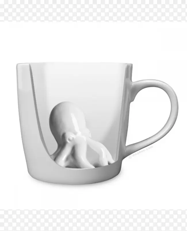 章鱼杯咖啡杯陶瓷杯
