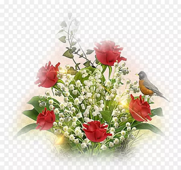 花园玫瑰1五月百合花谷劳动节国际劳动节百合花谷