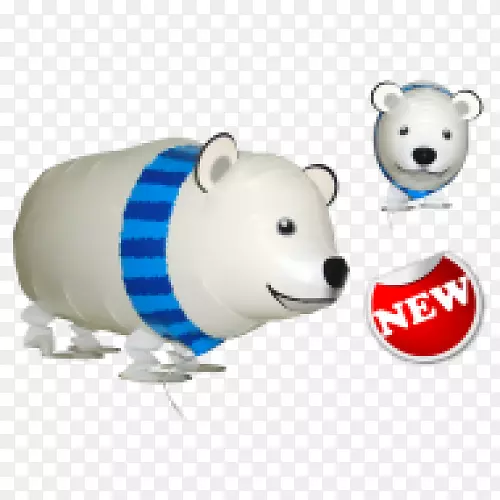 北极熊玩具气球马熊
