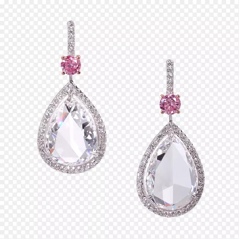 耳环紫水晶珠宝结婚戒指-珠宝
