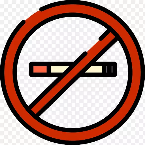 禁止吸烟电脑图标剪贴画-禁止吸烟