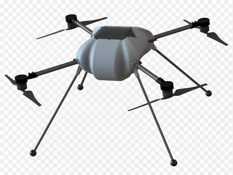 直升机无人驾驶飞行器复合材料三角无人机-直升机