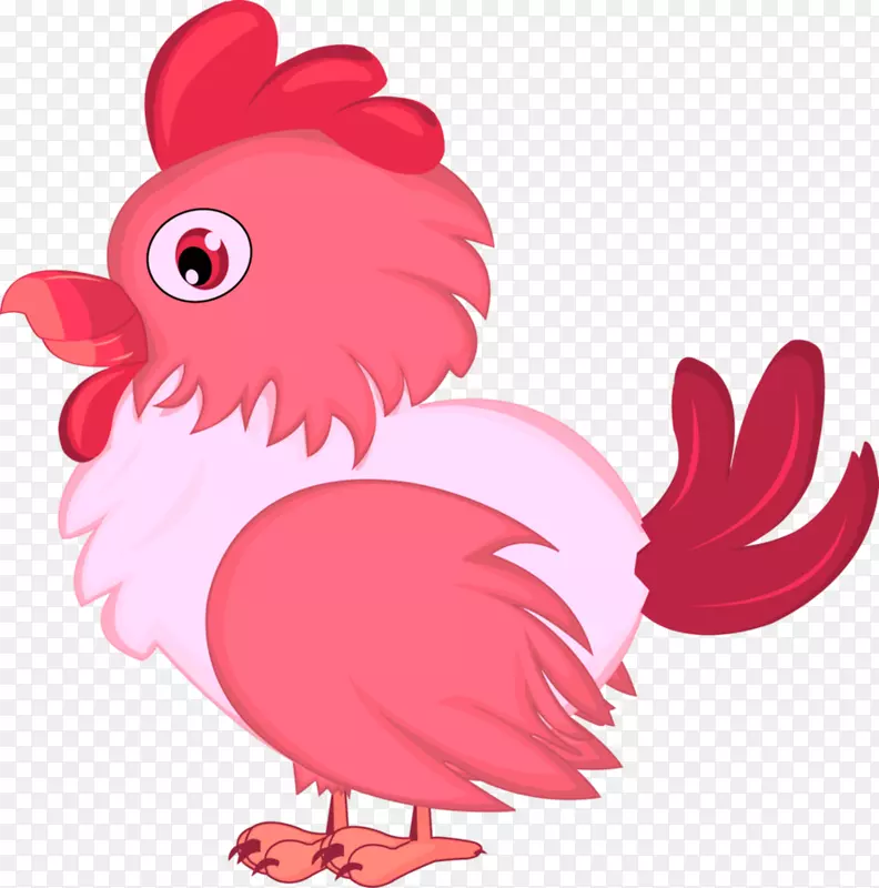 鸡喙鸡作为食物剪贴画.鸡水彩