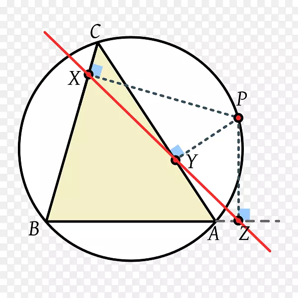 三角形点Simson线几何-三角形