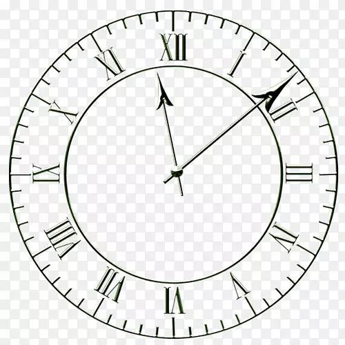时钟面对数字时钟计时器分钟时钟