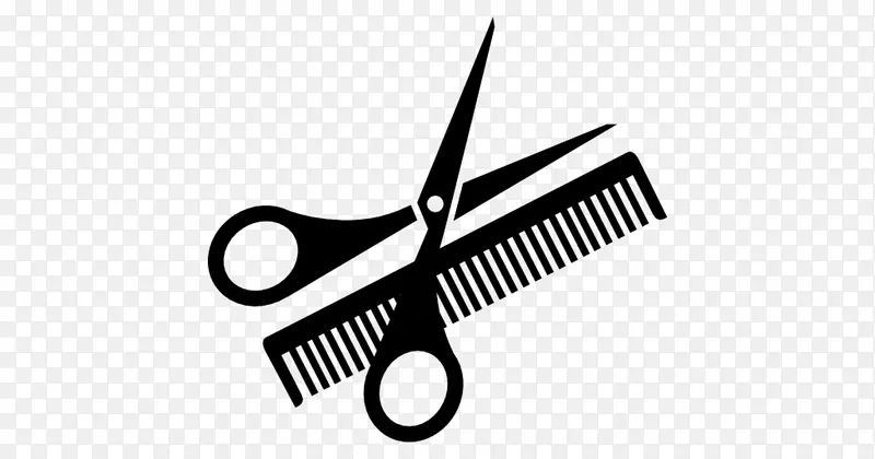 梳子美容美发剪刀美容师剪刀