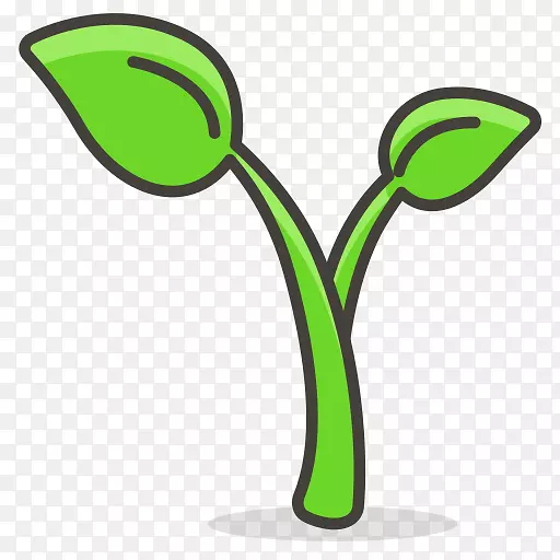 电脑图标植物符号剪贴画-植物