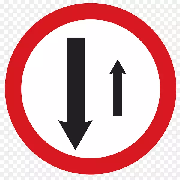 禁止使用交通标志-路标