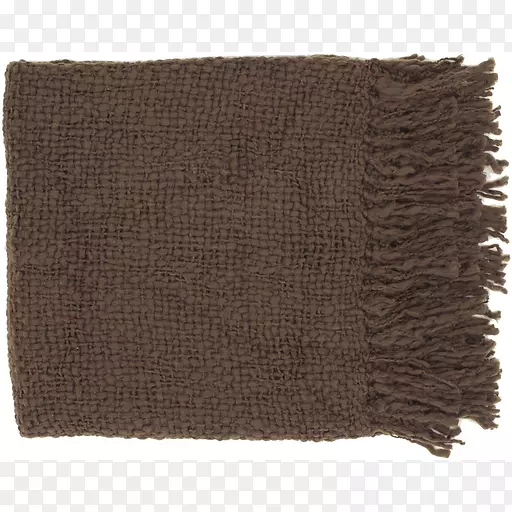 羊毛簇绒大学毛毯腈纶棕色大学-苏里亚手机