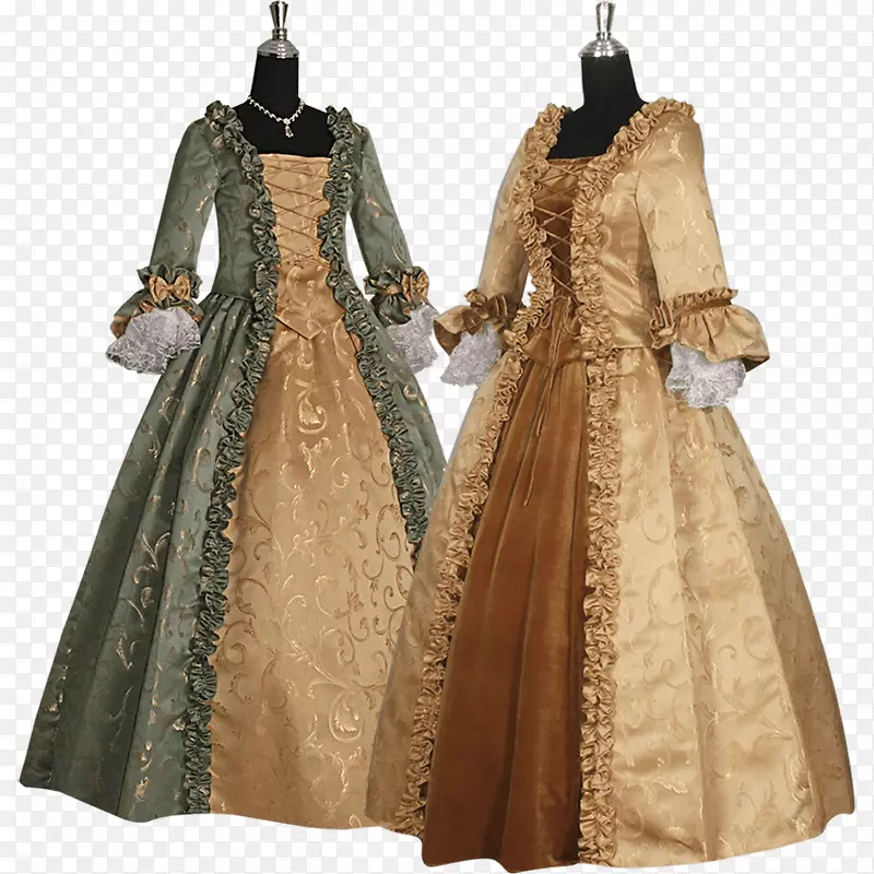 晚礼服复兴中世纪服装