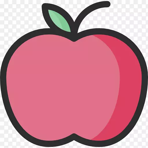 粉红苹果剪贴画-苹果