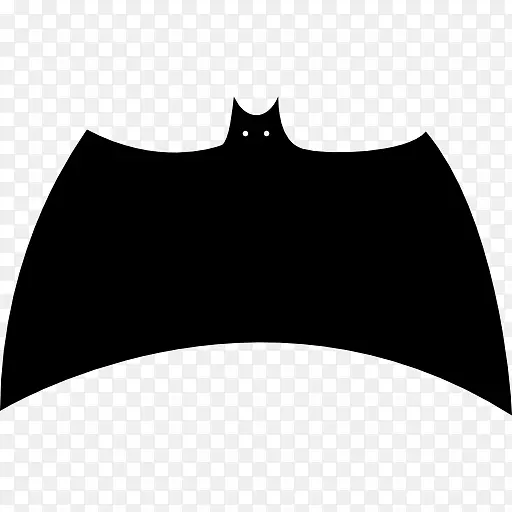 蝙蝠电脑图标轮廓图-蝙蝠