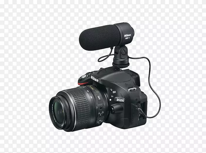 尼康D 5200麦克风尼康D 5100尼康D 3200相机镜头-麦克风
