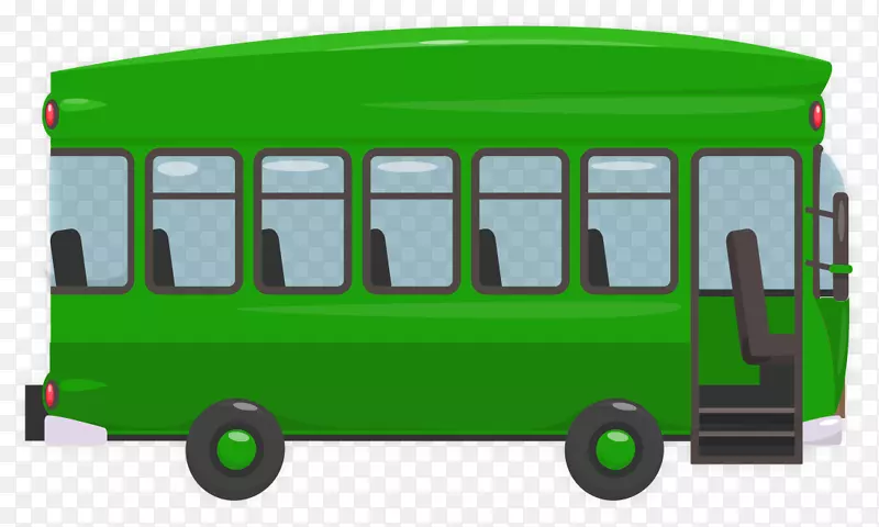 巴士公共运输货车铁路运输-巴士