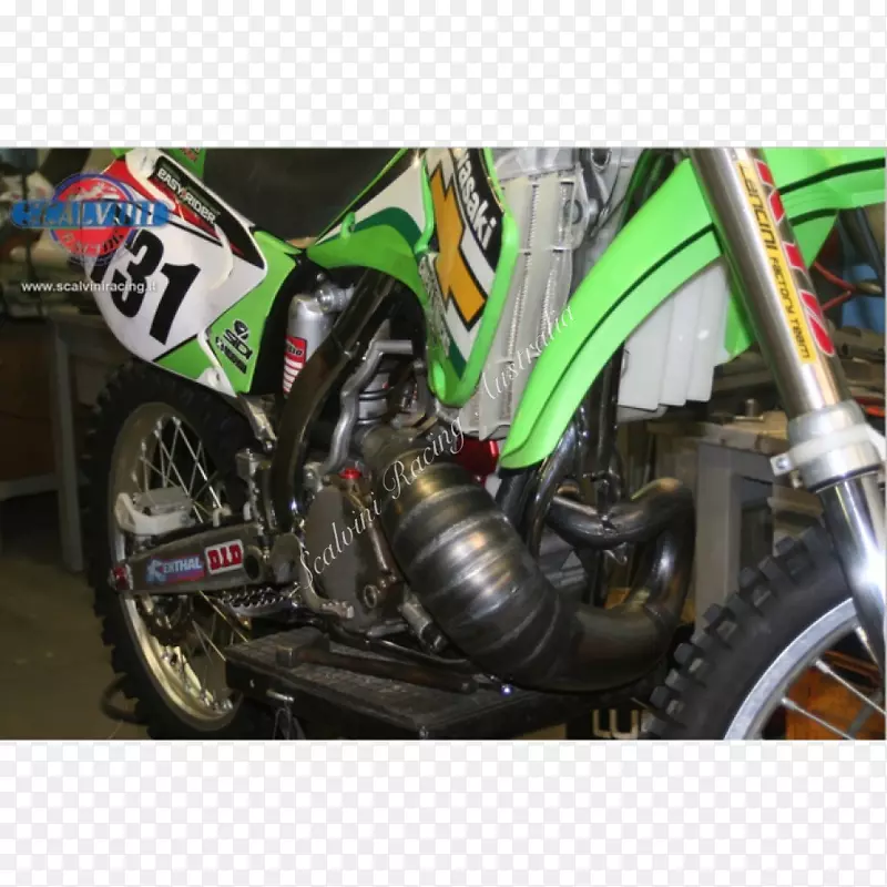 排气系统轮胎川崎KX250F摩托车-摩托车