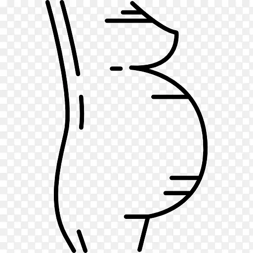 怀孕电脑图标-胎儿怀孕