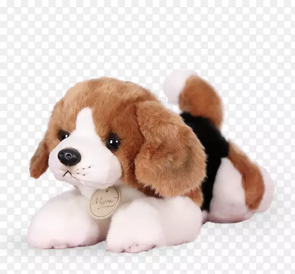 毛绒玩具和可爱的玩具狗培育小猎犬-小狗