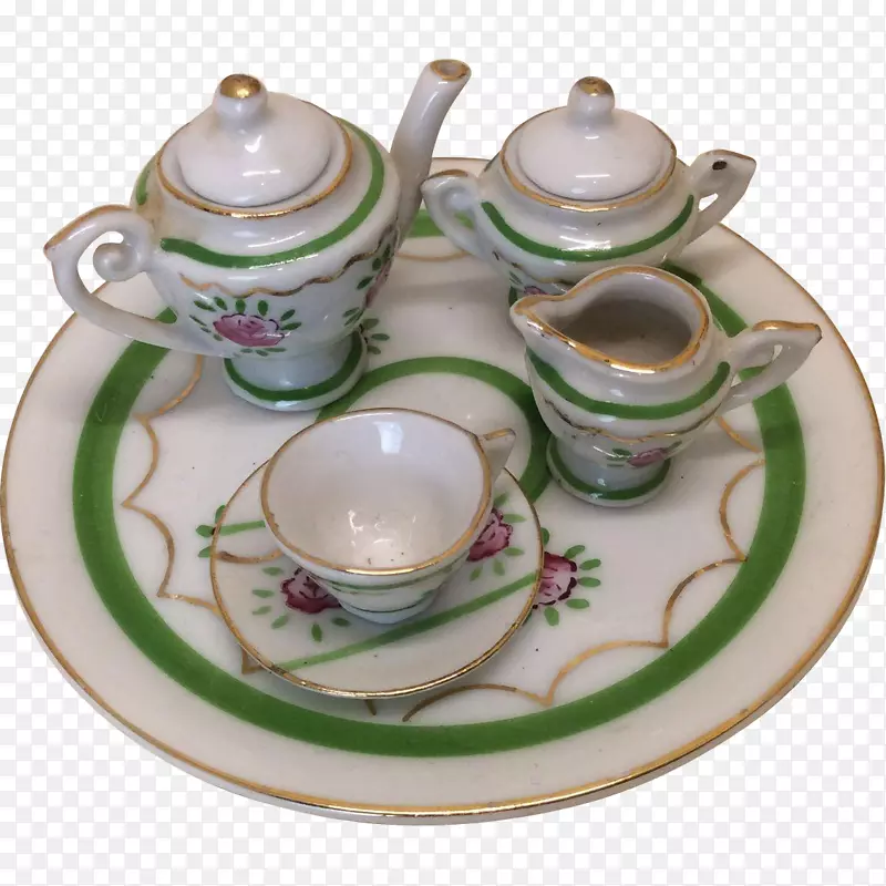 茶托瓷咖啡杯陶器茶壶