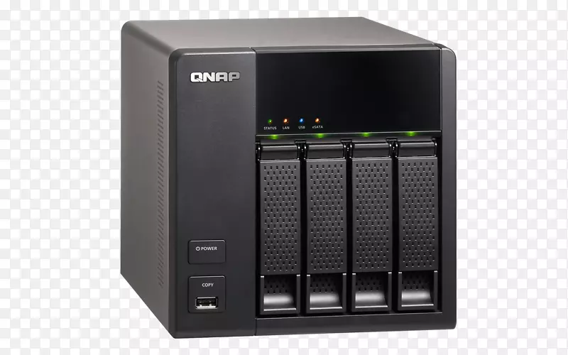 网络存储系统QNAP ts-412 turbo QNAP系统公司数据存储硬盘驱动器