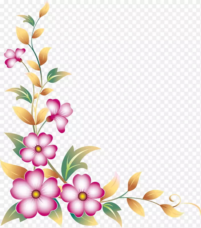 花卉插画花卉设计剪贴画