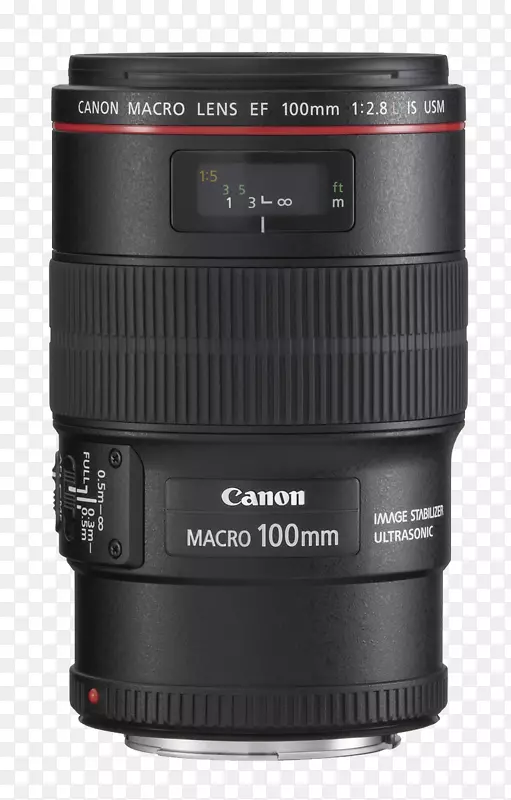 佳能EF镜头安装佳能100 mm镜头佳能Eos佳能EF 100 mm f/2.8L宏为USM佳能EF 100 mm f/2.8宏USM-相机镜头