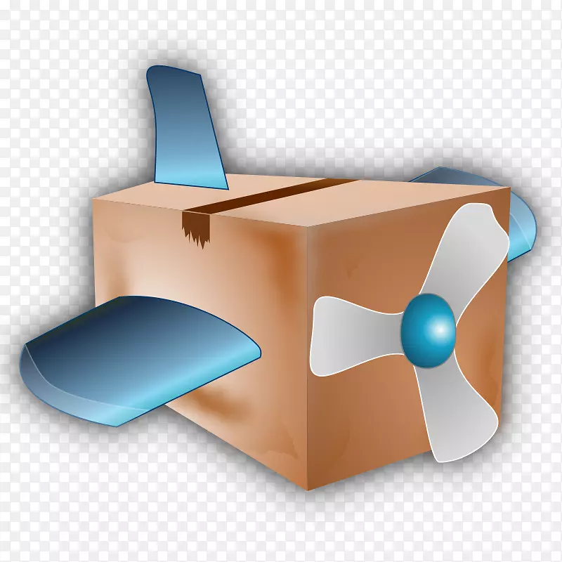 飞机纸板箱纸箱夹艺术.飞机