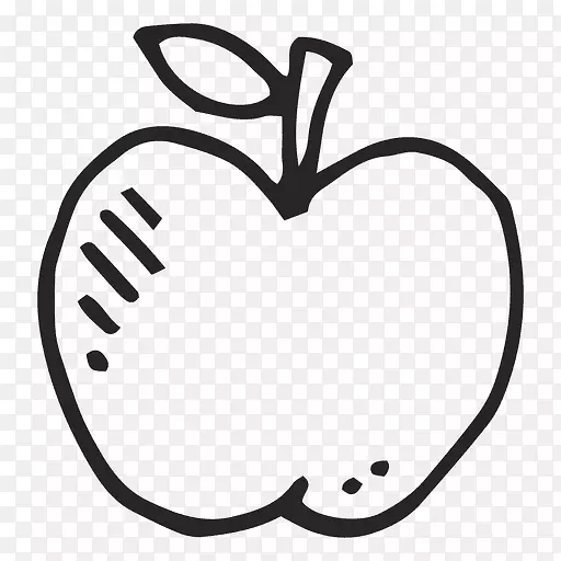 绘画剪贴画-苹果