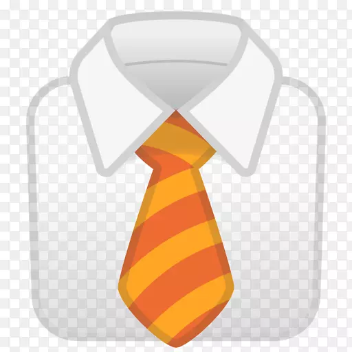 领带表情符号服装衬衫蝴蝶结表情符号