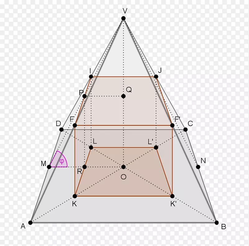 三角形金字塔三角正多边形角