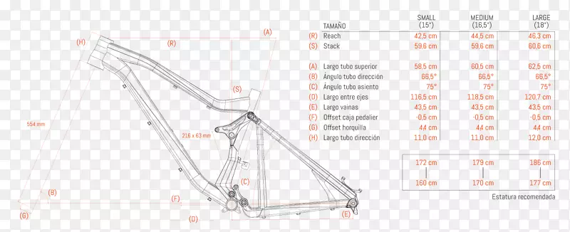 自行车车架线角设计