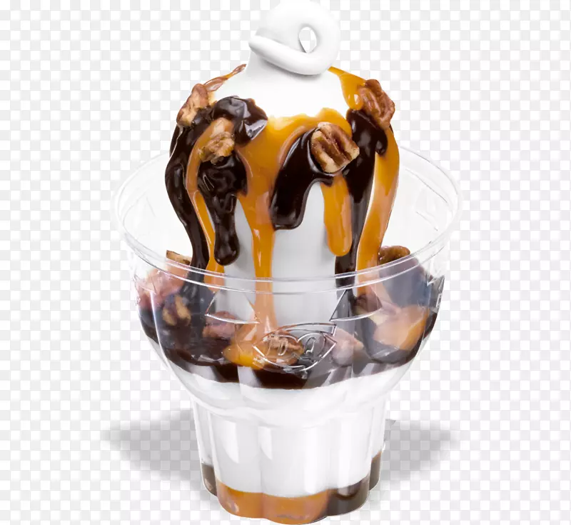 圣代冰淇淋锥巧克力软糖冰淇淋