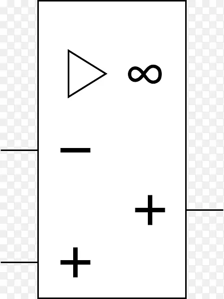 运算放大器电子符号电路图电子符号