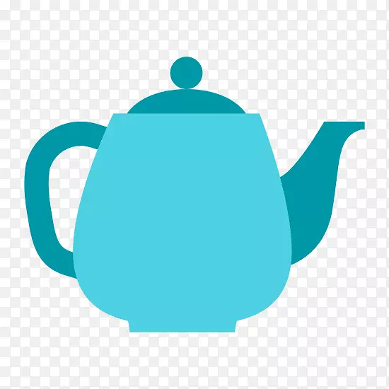茶壶、水壶、电脑图标、剪贴画-茶
