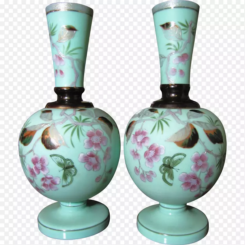 花瓶布里斯托尔蓝玻璃装饰艺术花瓶