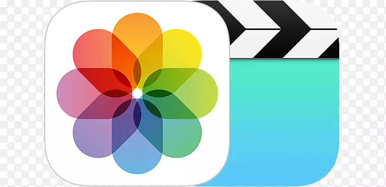 苹果照片iOS 7电脑图标-苹果